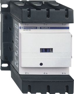 SCHNEIDER ELECTRIC TESYS MAGNEETSCHAKELAAR 3P 110V AC AC-1 200A AC-3 115A AC-4 38A 55KW 1 NO 1 NC 