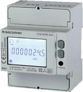 SOCOMEC COUNTIS E26 KWH 3PH 80A M-BUS MID