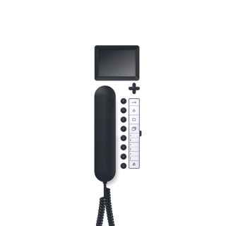 SIEDLE BUS-TELEFOON COMFORT MET KLEURENMONITOR BTCV 850-03 WH-S WIT-HOOGGLANS-ZWART 
