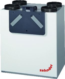 ZEHNDER COMFOAIR E400 R RF ENERGIEBESPARENDE WARMTETERUGWINUNIT WOONHUISAANSLUITINGEN RECHTS 