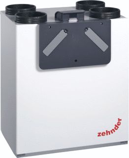 ZEHNDER COMFOAIR E300 L P ENERGIEBESPARENDE WARMTETERUGWINUNIT WOONHUISAANSLUITINGEN LINKS 