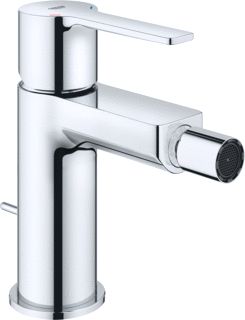 GROHE LINEARE NEW BIDETMENGKRAAN S-SIZE TREKWASTE EENGREEPS 1-GATS 145MM HOOGTE 114MM UITLOOP VAST CHROOM 