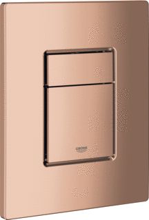 GROHE SKATE COSMOPOLITAN SL BEDIENINGSPLAAT MECHANISCH TWEEKNOPS 197 X 156MM (LXB) KUNSTSTOF WARM SUNSET