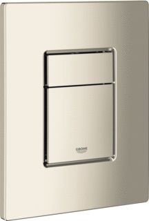 GROHE SKATE COSMOPOLITAN SL BEDIENINGSPLAAT MECHANISCH TWEEKNOPS 197 X 156MM (LXB) KUNSTSTOF NICKEL 