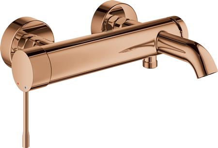 GROHE ESSENCE NEW BADMENGKRAAN WAND EENGREEPS 2-GATS OMSTELINRICHTING 150+/-15MM HART 193MM UITLOOP VAST WARM SUNSET