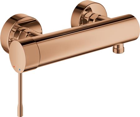 GROHE ESSENCE NEW DOUCHEMENGKRAAN WAND EENGREEPS 2-GATS CARTOUCHE KERAMISCH 150MM HARTAFSTAND MET KOPPELINGEN WARM SUNSET