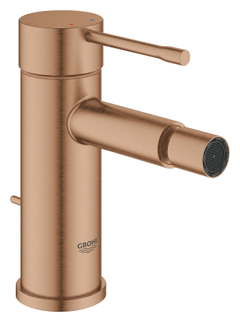 GROHE ESSENCE NEW BIDETMENGKRAAN S-SIZE TREKWASTE EENGREEPS 1-GATS 147MM HOOGTE 111MM UITLOOP VAST WARM SUNSET GEBORSTELD 