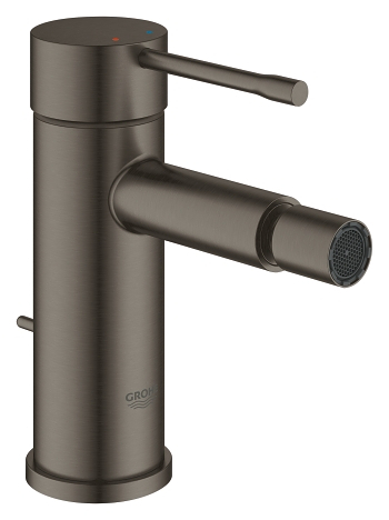 GROHE ESSENCE NEW BIDETMENGKRAAN S-SIZE TREKWASTE EENGREEPS 1-GATS 147MM HOOGTE 111MM UITLOOP VAST HARD GRAPHITE GEBORSTELD 