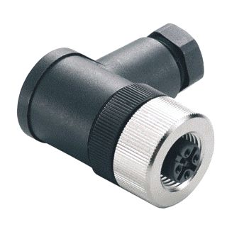 WEIDMULLER RONDE (INDUSTRIE) CONNECTOR CONTACTUITVOERING CONTRASTEKKER (FEMALE) DRAADMAAT (METRISCH) 12 4 DATA CONTACTEN 4 VERMOGENSCONTACTEN 4 STUURCONTACTEN VOOR BUITENDIAMETER KABEL 4 6MM UITVOERING BEHUIZING SCHUIN