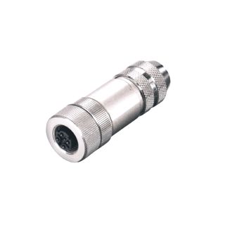 WEIDMULLER RONDE (INDUSTRIE) CONNECTOR CONTACTUITVOERING CONTRASTEKKER (FEMALE) 4 DATA CONTACTEN 4 VERMOGENSCONTACTEN 4 STUURCONTACTEN VOOR BUITENDIAMETER KABEL 6 8MM UITVOERING BEHUIZING RECHT NOM. (MEET)STROOM IN 4A N