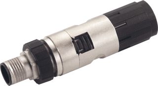 SIEMENS IE FC M12 PLUG PRO M12 PLUG CONNECTOR W. RUGGED METAL HOUSING AND FC CONNECTING METHOD WITH AXIAL C 