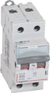 LEGRAND MODULAIRE LASTSCHAKELAAR DX3 2P 40A 2 MODULES 