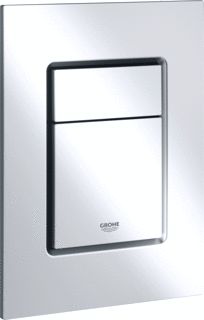 GROHE SKATE COSMOPOLITAN S BEDIENINGSPLAAT MECHANISCH TWEEKNOPS 172 X 130MM (LXB) KUNSTSTOF MAT CHROOM