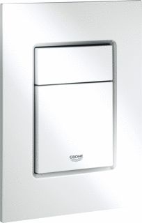 GROHE SKATE COSMOPOLITAN S BEDIENINGSPLAAT MECHANISCH TWEEKNOPS 172 X 130MM (LXB) KUNSTSTOF ALPINE WIT 