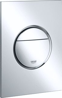 GROHE NOVA COSMOPOLITAN S BEDIENINGSPLAAT MECHANISCH TWEEKNOPS 172 X 130MM (LXB) KUNSTSTOF CHROOM