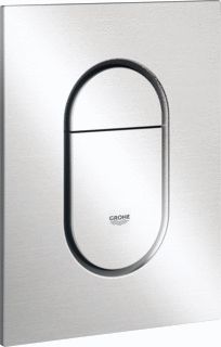 GROHE ARENA COSMOPOLITAN S BEDIENINGSPLAAT MECHANISCH TWEEKNOPS 172 X 130MM (LXB) KUNSTSTOF SUPERSTEEL 