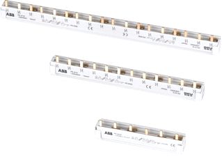 ABB VERBINDINGSKAM 3-FASE-N 60M 16MM2 L1-L2-L3-N-L1-IN TE KORTEN PIN AFSTAND 17-6MM-