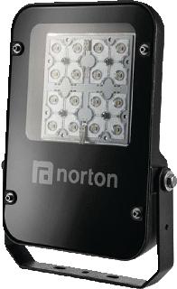 NORTON SWL-A LED ASYMMETRISCH 35W 4000K 4000LM CRI70-79 BUNDEL 41-80GRADEN IP66 WIT 46MM OPBOUW ZWENKBAAR BEH. ANTRACIET ALU 