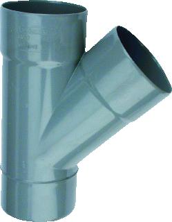 WAVIN WADAL PVC T-STUK 45 GRADEN GR 32 2MOF/SPIE BC