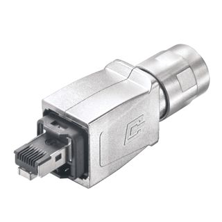 WEIDMA¼LLER MODULAIRE CONNECTOR PLUG (STEKER) ZWART CATEGORIE 5 CONNECTORTYPE OVERIG GESCHIKT VOOR MASSIEVE ADER AFGESCHERMD AWG-BEREIK 24 22 GESCHIKT VOOR RONDE KABEL AANSLUITWIJZE INSNIJ/IDC GESCHIKT VOOR SNOERDRAADGELEIDE