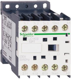 SCHNEIDER ELECTRIC TESYS K CONTACTOR 3M HC: 1M AC-3<=440V 9A STUURSPANNING: 24V AC