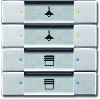 ABB BUSCH JAEGER KNX SENSOR BEDIENINGSELEMENT 4-8-VOUDIG MULTIFUNCTIONEEL-KLEURCONCEPT F-ALUZILVER