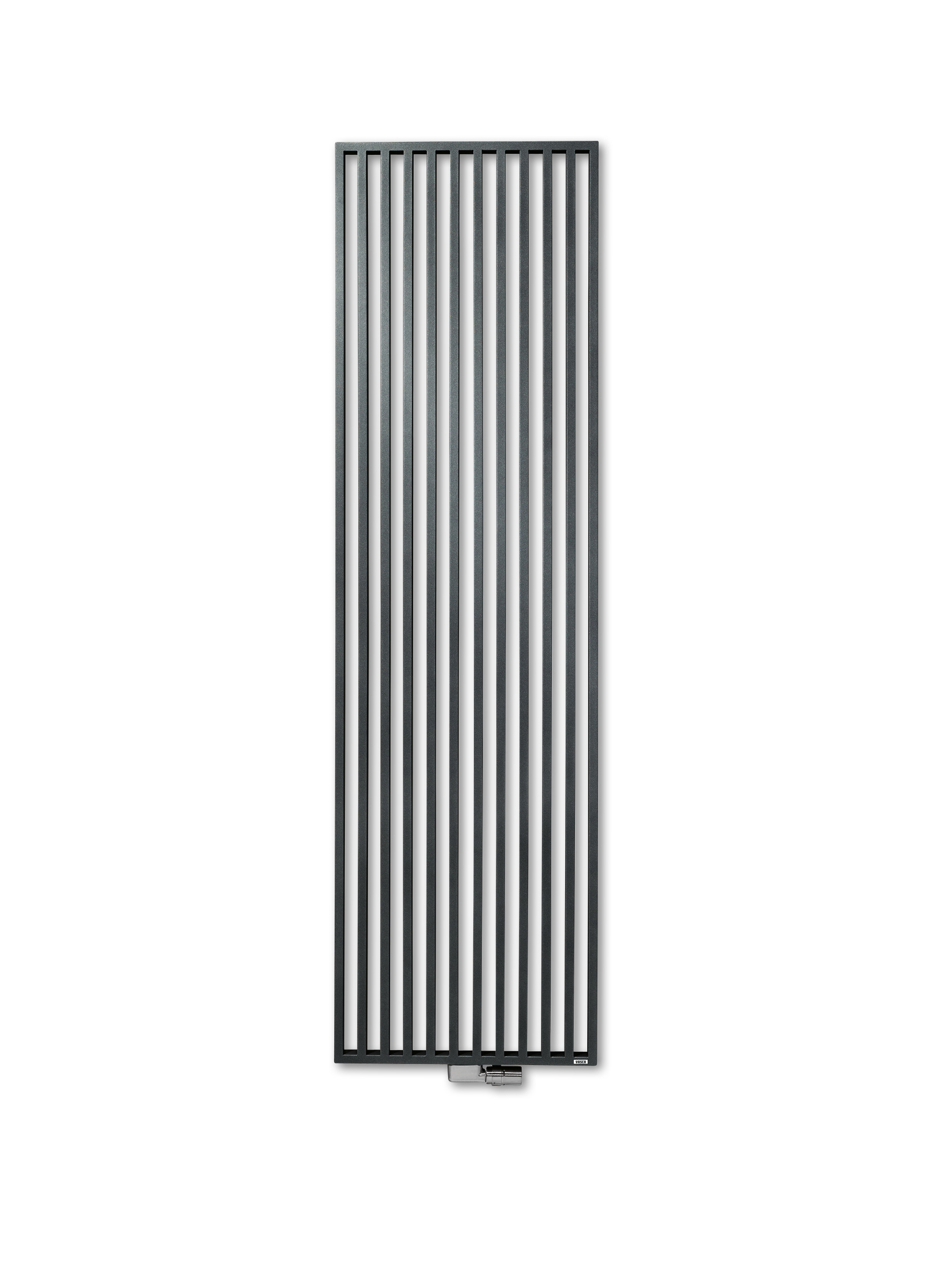 VASCO ARCHE VV DESIGNRADIATOR AS:1MM8 0470X1800 GRIJS ALUMINIUM M307