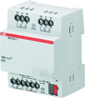 ABB BUSCH JAEGER KNX INPUT-OUTPUT-AKTOR 4-VOUDIG DIN-RAIL