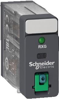 SCHNEIDER ELECTRIC HARMONY RXG INTERFACE INSTEEKRELAIS 2M/V STANDAARD-12V DC 5A LTB / LED 