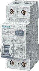 SIEMENS FI/LS-PROTECTOR TYPE A (PSE/SSF) D=70MM IFN 30MA,6KA 1+N-POLEE C 20A