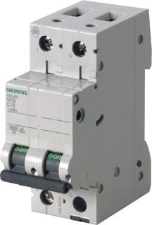 SIEMENS AUTOMAAT 230V 6KA 1+N-POLIG C-KARAKTERISTIEK 10A 