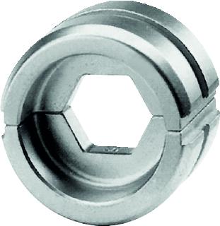 HAUPA PERSINZETSTUK VOOR PERSTANG KABELS DIAMETER 35MM2 TOEPASSING PERSKABELSCHOENEN EN VERB PERSVORM ZESKANT (HEXAGONAAL) AWG-BEREIK 6 2 