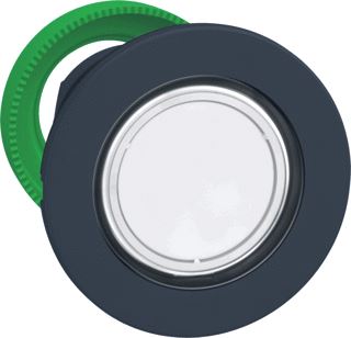 SCHNEIDER ELECTRIC HARMONY XB5 SIGNAALLAMP RONDE LENS WIT 31MM FRONTRING UITVOERING LENS VLAK KUNSTSTOF IP66 FRONT ZWART