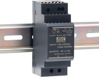 MEANWELL DINRAIL 5V-0-3A 