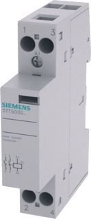 SIEMENS INSTA INSTALLATIEHULPSCHAKELAAR 2X NO CONTACT 230V AC 400V 20A CONTROLE AC/24V DC.