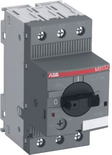 ABB MS 132 2-5T MOTORBEVEILIGINGSSCHAKELAAR THERMOMAGNETISCH 3P 0-75KW 2-5A 110V 100KA DRAAIKNOP SCHROEFAANSLUITING IP20