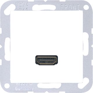 JUNG A500 MULTIFUNCTIONELE VERBINDINGSDOOS INBOUW SCHROEFAANSLUITING HDMI ANTRACIET MAT 
