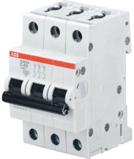 ABB S203M INSTALLATIEAUTOMAAT 3P K-KARAKTERISTIEK 20A IEC-EN 60898-1 10 KA-IEC60947-2 15 KA 3 MODULE BREEDTE 52-5MM 