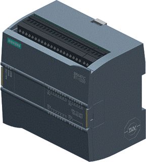 SIEMENS SIMATIC S7-1200F 1214 FC COMPACT CPU DC/DC/RELAIS 14DI 24VDC; 10DO RELAIS 2A; 2AI 0-10VDC. VOEDING: 20.4 28.8VDC. 125KB 