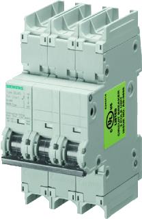 SIEMENS SENTRON INSTALLATIEAUTOMAAT C-KAR 25A 3P 10KA 15KA 400V AC/DC 50HZ 3-MOD IP20 