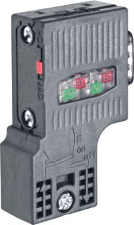 SIEMENS SIMATIC DP,BUS CONNECTOR FOR PROFIBUS UP TO 12 MBIT/S 90 DEGREE ANGLE CABLE OUTLET 15,8 X 59 X 35,6