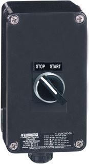 SCHNEIDER ELECTRIC HARMONY BEDIENINGSSTATION XAW-F 1NO + 1NC START-STOP METAAL ZWART