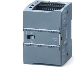SIEMENS SIMATIC S7-1200 RELAY OUTPUT SM 1226 F-DQ 2X RLY 5A PROFISAFE 70 MM WIDTH UP TO PL E (ISO 13849-1)/ UP TO SIL3 (IEC 61508) 