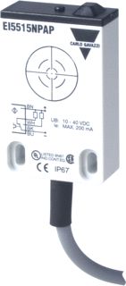 CARLO GAVAZZI INDUCTIEVE SENSOR S KUNSTSTOF 55X35X15 KAB NPN-MAAK&VERBREEK,15MM NIET-BONDIG 