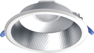 NORTON LDN-M LED 1-10V 20W 3000K 2100LM CRI80-89 BUNDEL 41-80GRADEN IP44 WIT (DXL) 205X103MM INBOUW BEHUIZING ALU ALU 