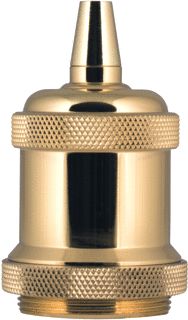 BAILEY RETRO LAMPHOUDER ALUMINIUM E27 GOUD M10 COMPLETE SET LAMPHOUDER CLII MAX 60W 