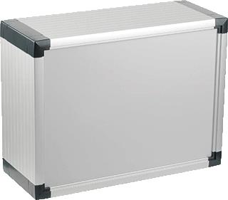 ELDON FRONTPLAAT VOOR COMPONENTEN 455X502MM ALUMINIUM 