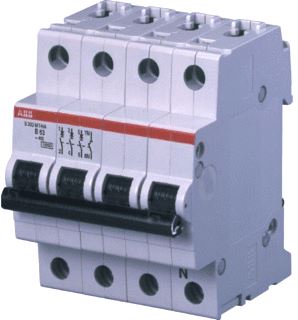 ABB SYSTEM PRO M COMPACT INSTALLATIEAUTOMAAT TRACTIE C KARAKTERISTIEK 10KA 3 POLIG-NUL 50A S 203MT C50 NA 