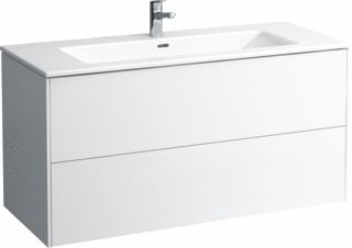 LAUFEN PRO S-BASE BADMEUBEL 120 CM MET WASTAFEL-1 KRGT-2 LADEN SOFTCLOSE MAT WIT