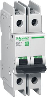 SCHNEIDER ELECTRIC MULTI9 C60BP INSTALLATIEAUTOMAAT 2P 6 A C CURVE 480Y/277 V 10 KA UL489